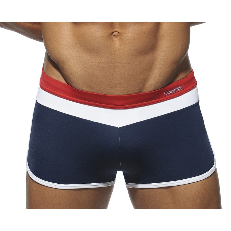 Slip de bain / Boxer de bain / Caleçon de bain homme DN003 personnalisé  avec photo logo motif texte (conception une image)