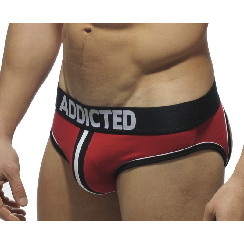 Jockbrief Addicted Rouge, Double Piping Bottomless