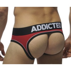 Jockbrief Addicted Rouge, Double Piping Bottomless