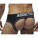 Jockbrief Addicted Noir, Double Piping Bottomless