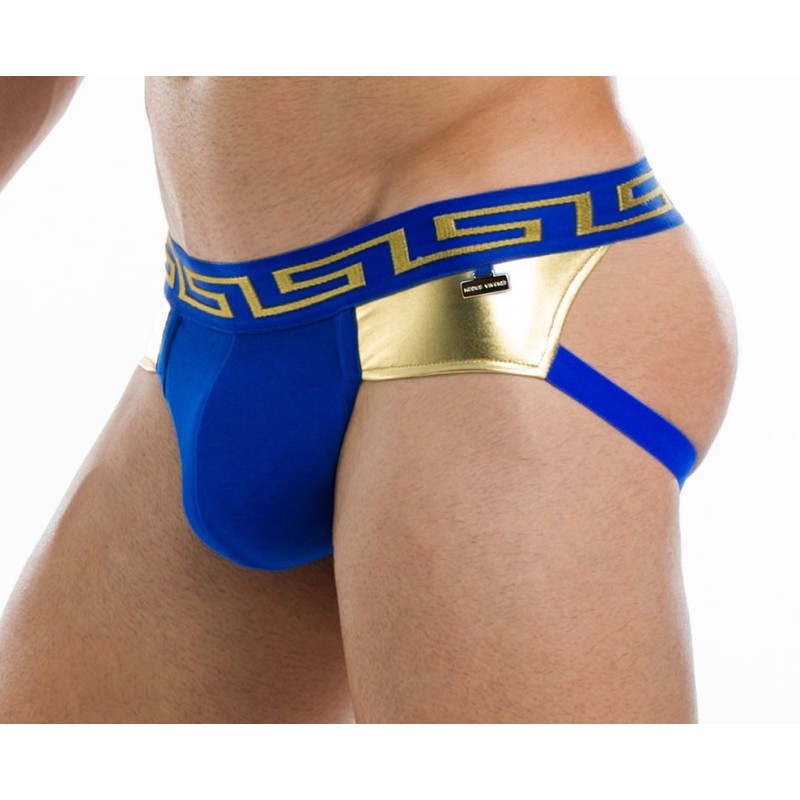 Jockstrap Modus Vivendi Bleu et Doré, Meander