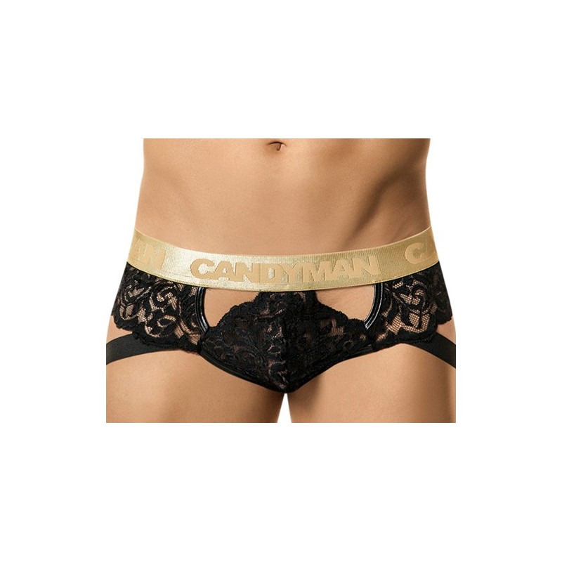 Jockstrap dentelle noire Candyman