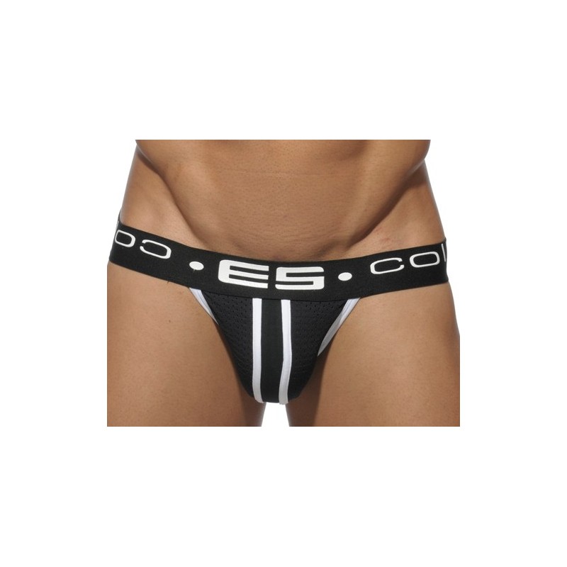 Jockstrap noir ES Collection Elastic Mesh