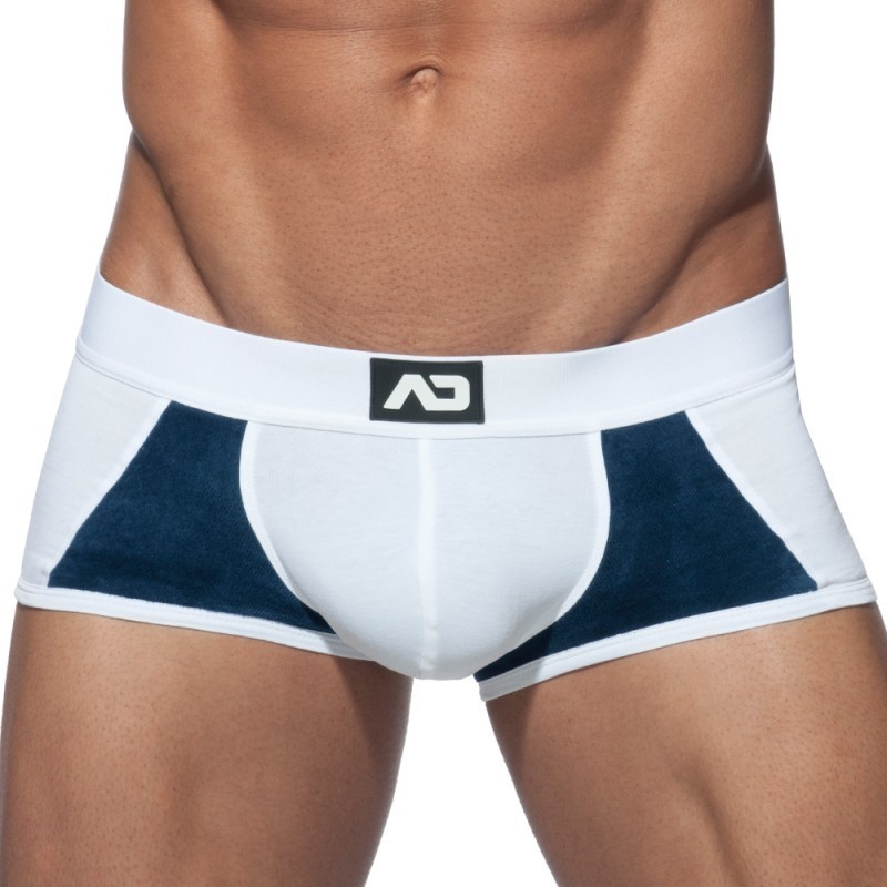 Boxer Velvet Combi Blanc