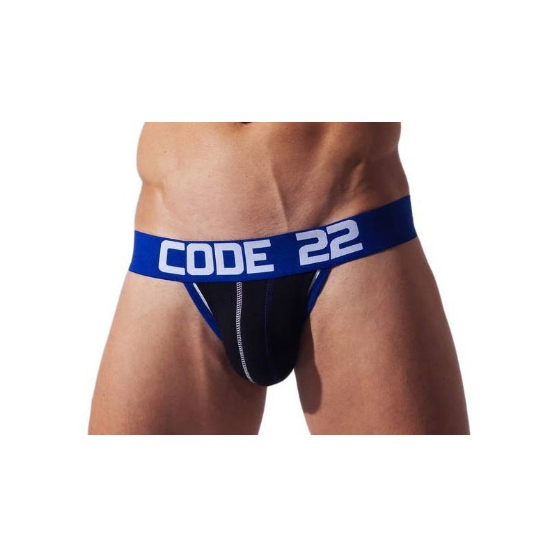 Jockstrap Code 22 double seam noir