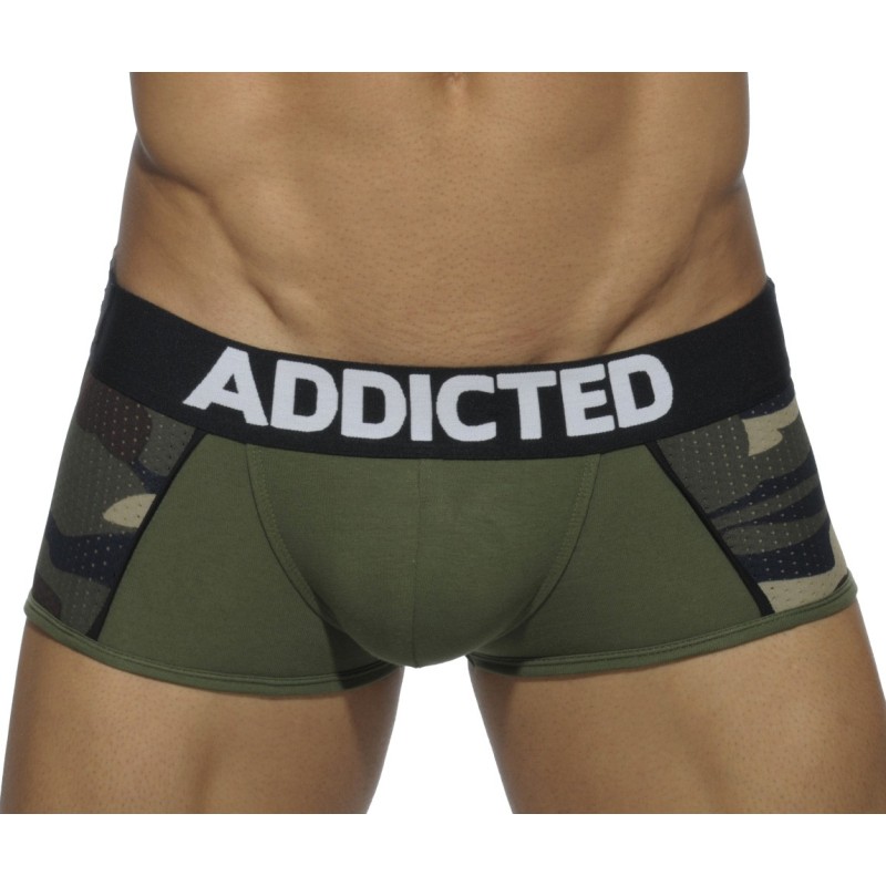 Jockboxer Addicted Kaki, Combi Mesh