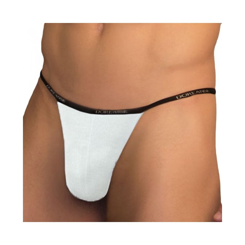 String homme fin Doreanse blanc