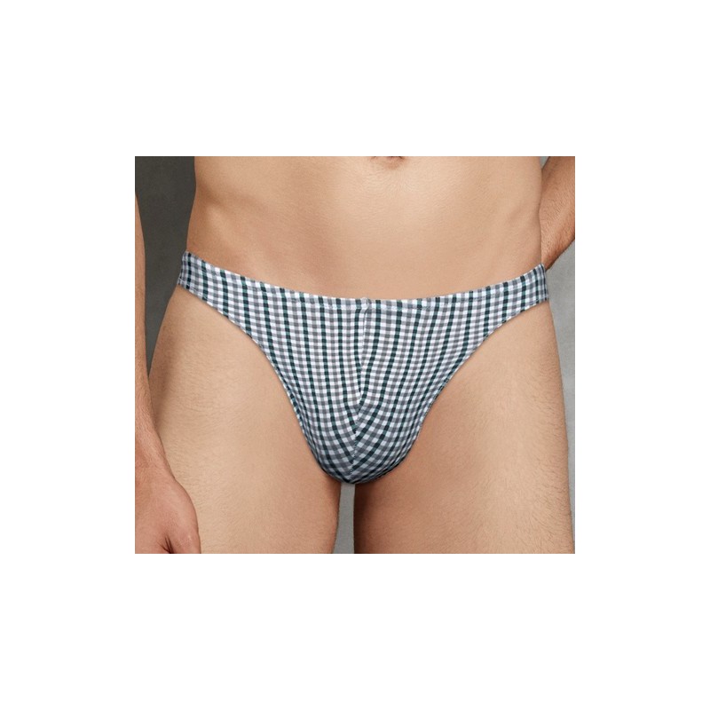 String homme motifs carreaux