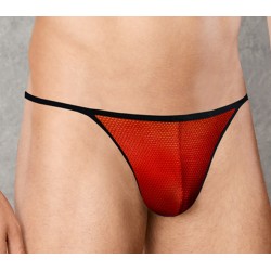 String homme maille rouge