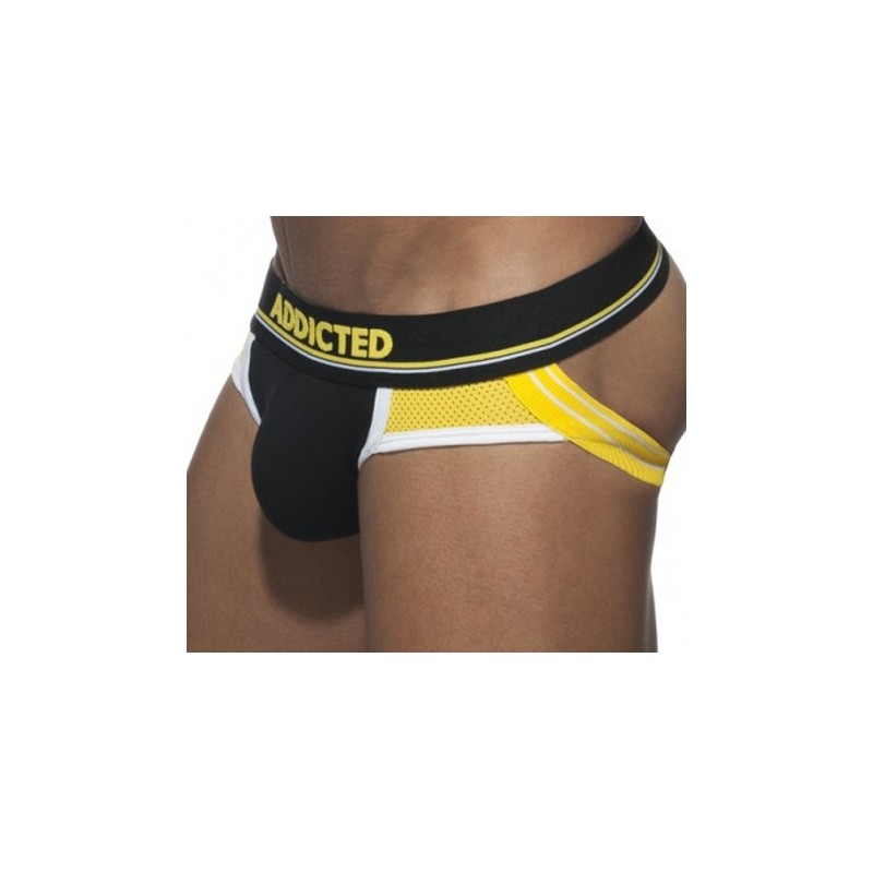 Jockstrap Push up Sport Noir Addicted