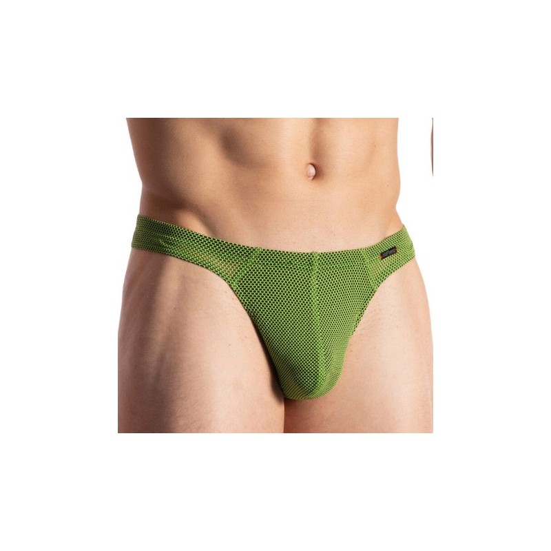 String homme Olaf Benz vert structure alvéolaire RED1964