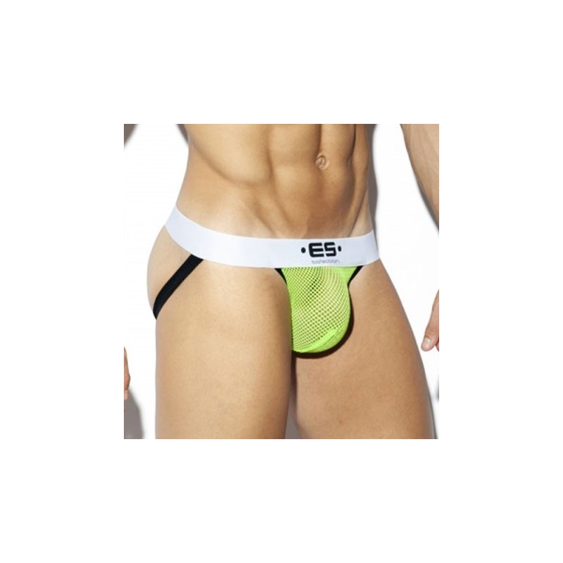 Mesh Combi Jockstrap ES Collection - jaune