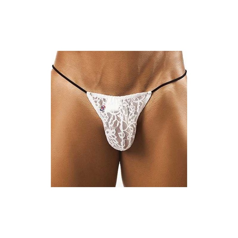 String ficelle Joe Snyder dentelle blanche, Hilo Shining