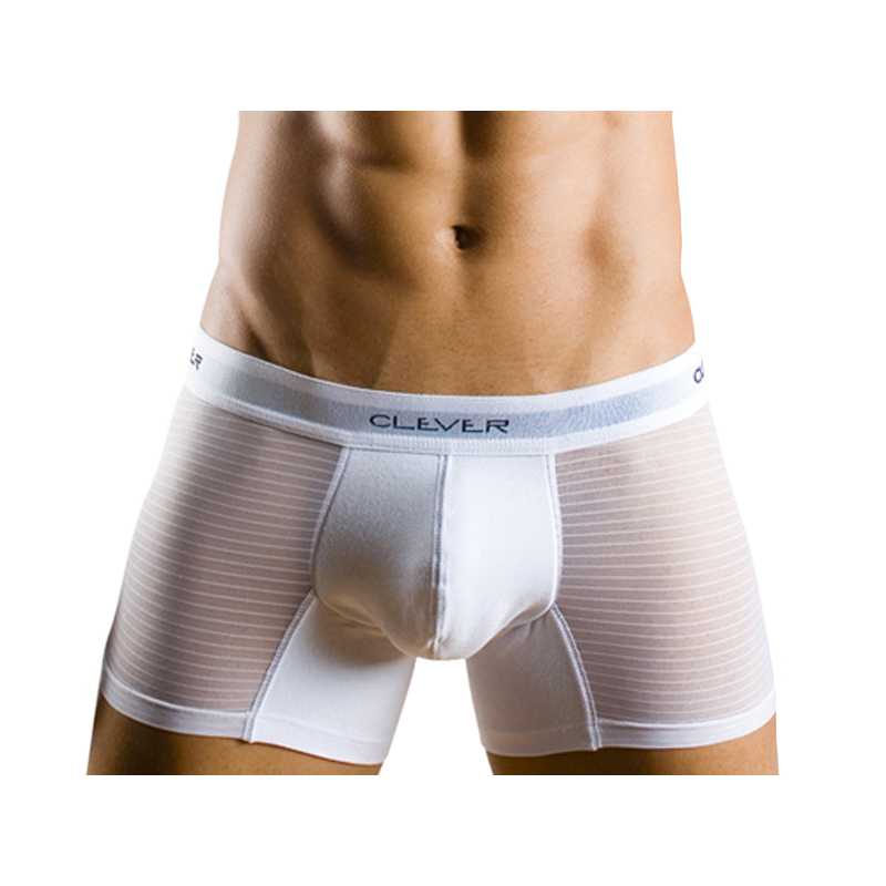 Boxer Clever Blanc, Mesh-Bars